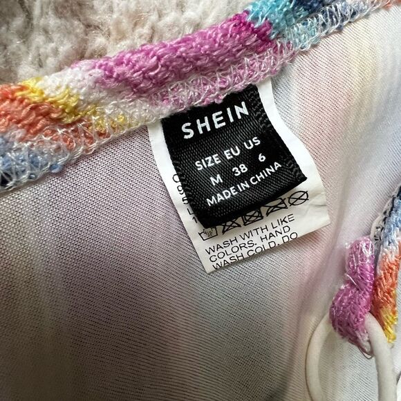 SHEIN Striped Backless Bandana Crop Top - Picture 6 of 7